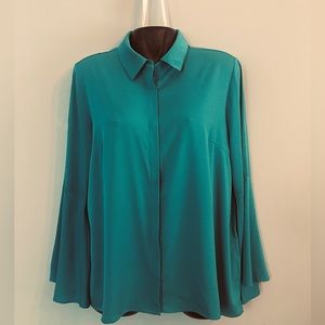 Joan Rivers Swing Trapeze Blouse M